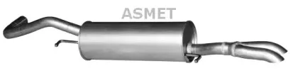 06.019 ASMET Глушитель выхлопных газов конечный